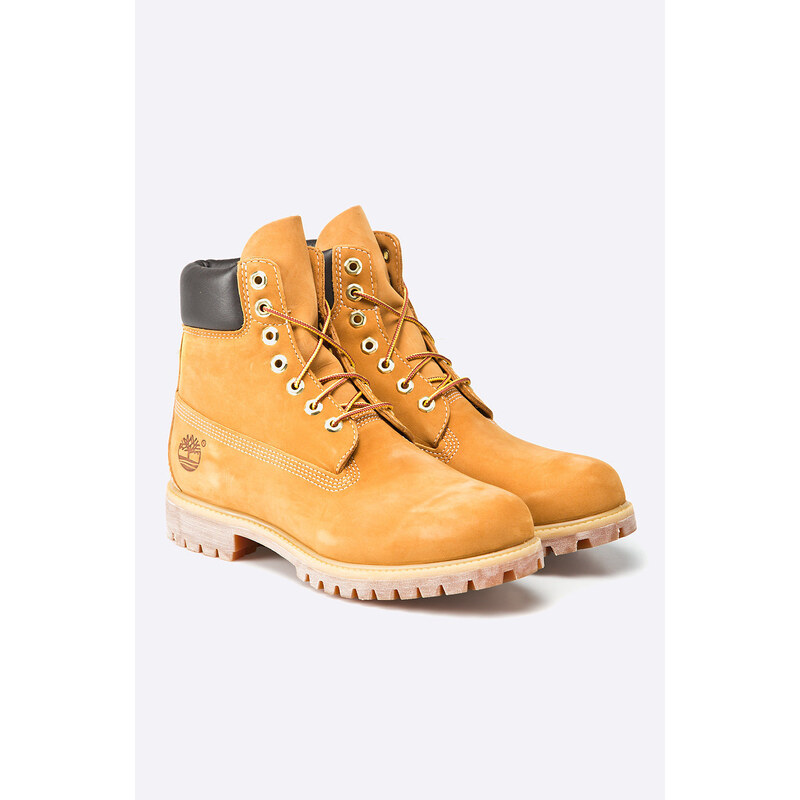 Zimní boty Timberland 6" Premium Boot pánské, hnědá barva, lehce zateplené, TB0100617131