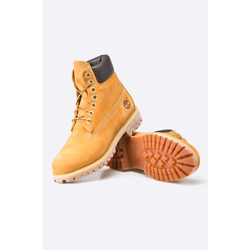 Zimní boty Timberland 6" Premium Boot pánské, hnědá barva, lehce zateplené, TB0100617131