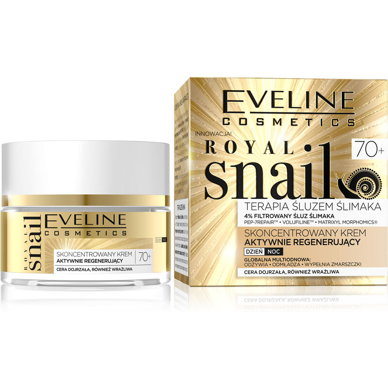 Eveline cosmetics Royal snail Pleťový krém 70+ aktivní regenerace 50 ml