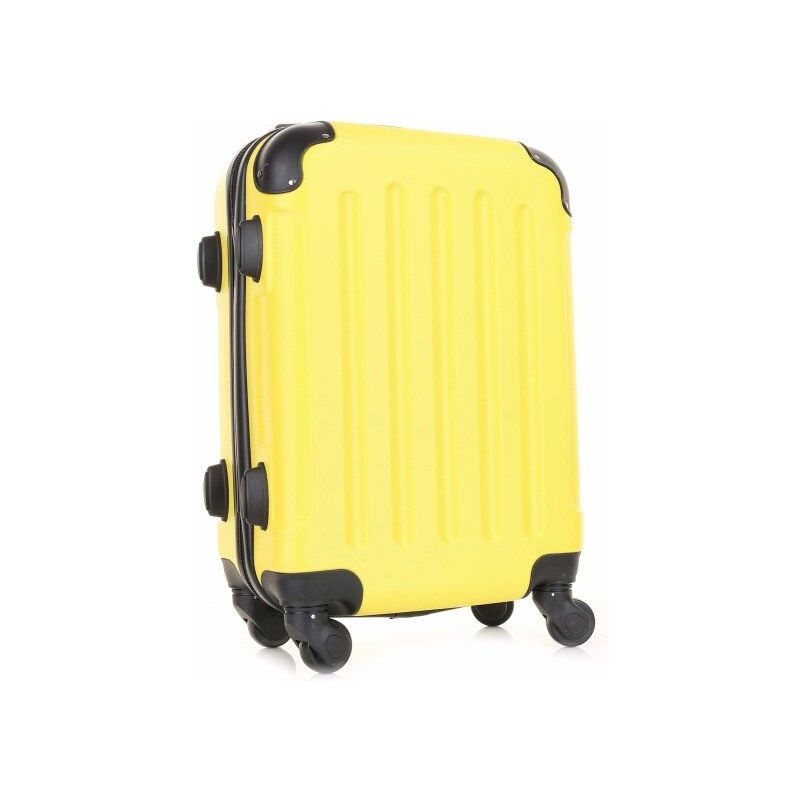 Palubní kufřík italské firmy Or&Mi 4 kolečka Žlutá