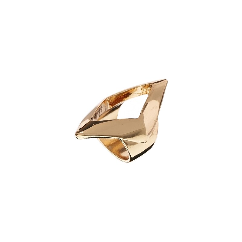 Mango Cut Out Diamond Ring - Gold
