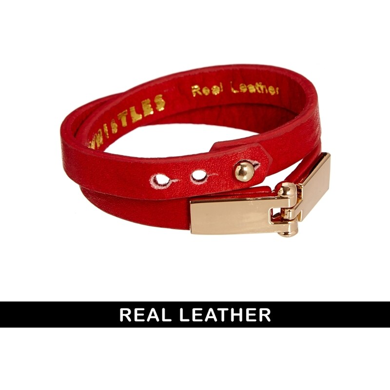 Whistles Exclusive For ASOS Red Lana Cuff Bracelet - Red