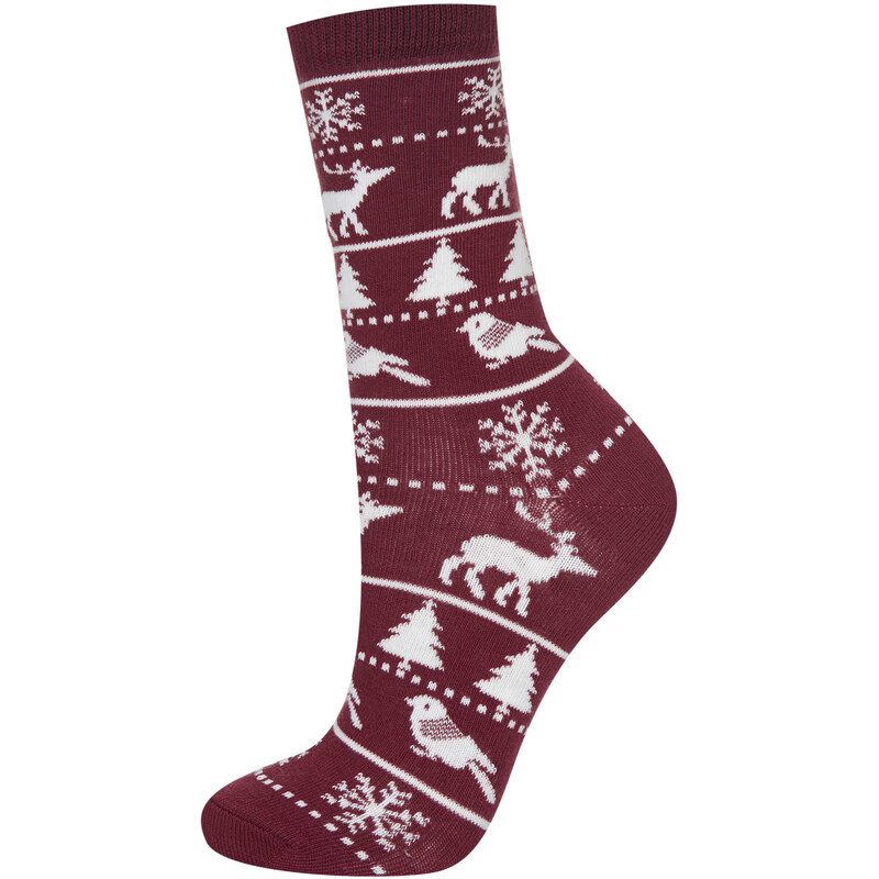 Topshop Reindeer Fairisle Ankle Socks