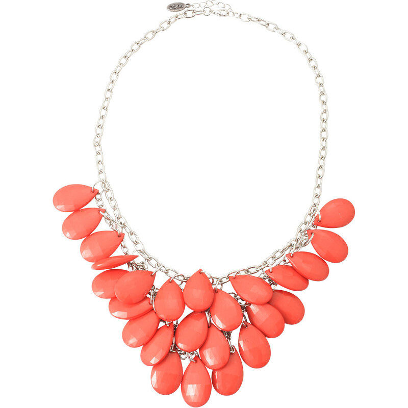 Esprit necklace with coral stones