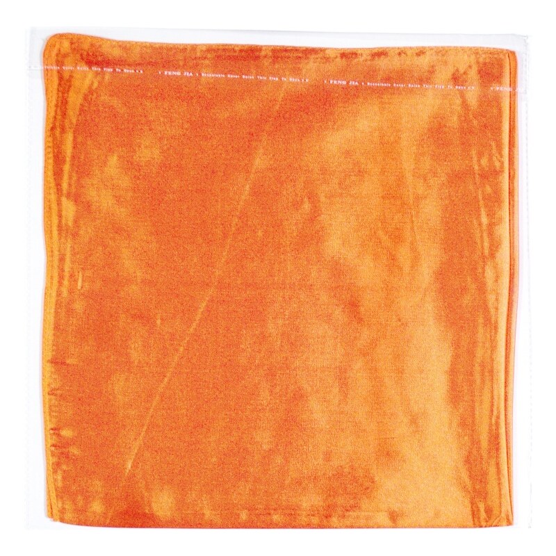 Coxes O Čtvercový šátek na krk oranžový 57cm * 57cm "LETUŠKA" 1B1-2642