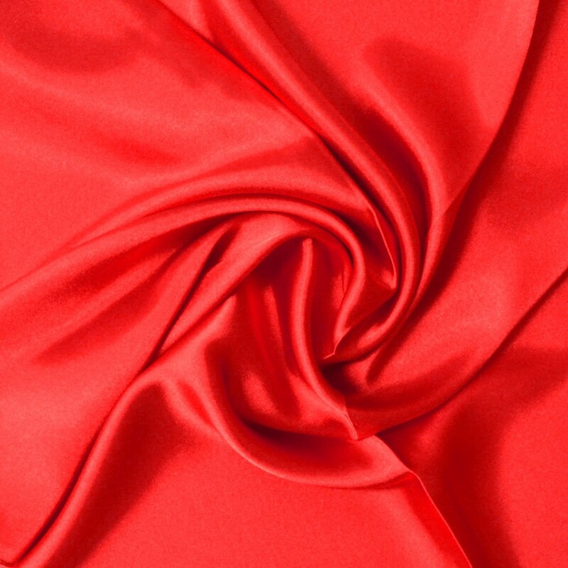 Coxes O Čtvercový šátek na krk červený 57cm * 57cm "LETUŠKA" 1A1-2628