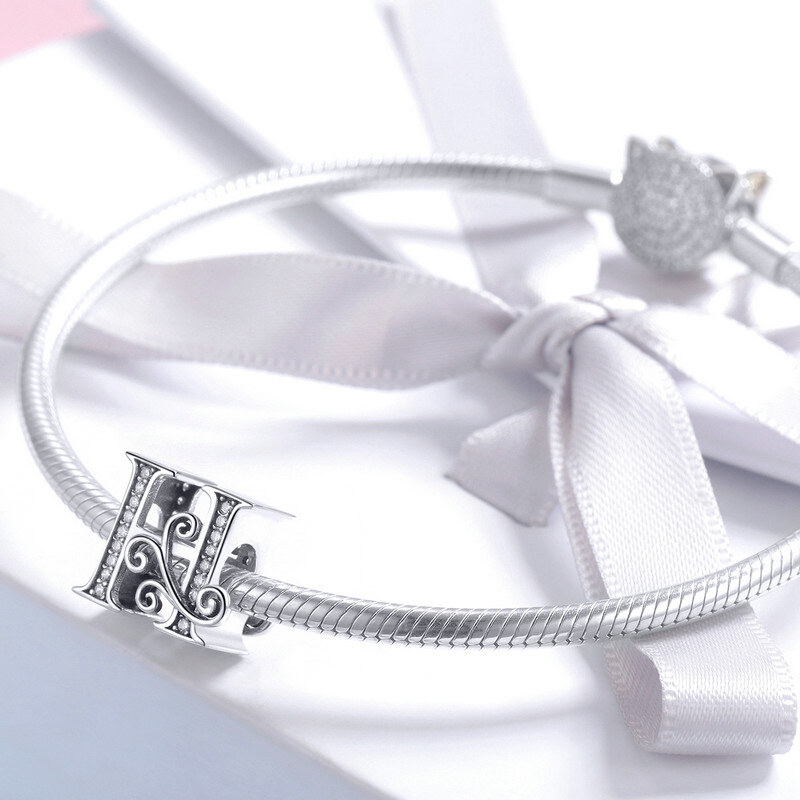 ELENYS Royal Fashion stříbrný přívěsek Písmeno H