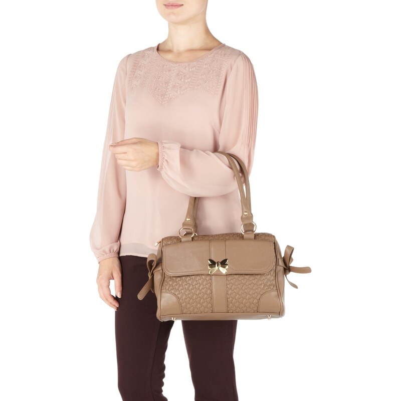 Marks and Spencer Per Una Butterfly Bowler Bag
