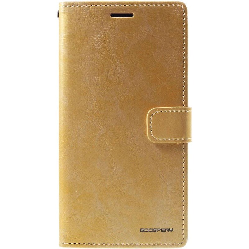 Pouzdro / kryt pro iPhone XS MAX - Mercury, Bluemoon Diary Gold