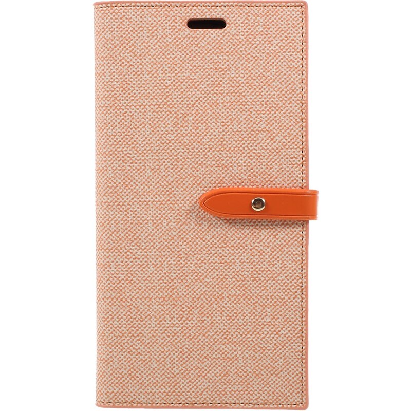 Pouzdro / kryt pro iPhone XS MAX - Mercury, Milano Diary Orange/Orange