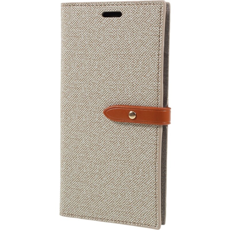 Pouzdro / kryt pro iPhone XS MAX - Mercury, Milano Diary Beige/Brown