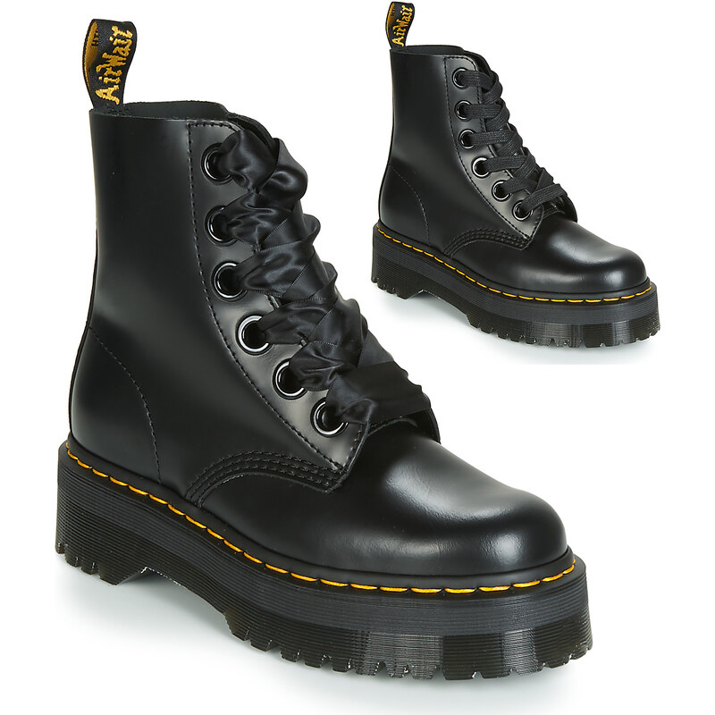 Dr. Martens Kotníkové boty MOLLY BLACK BUTTERO 34502187
