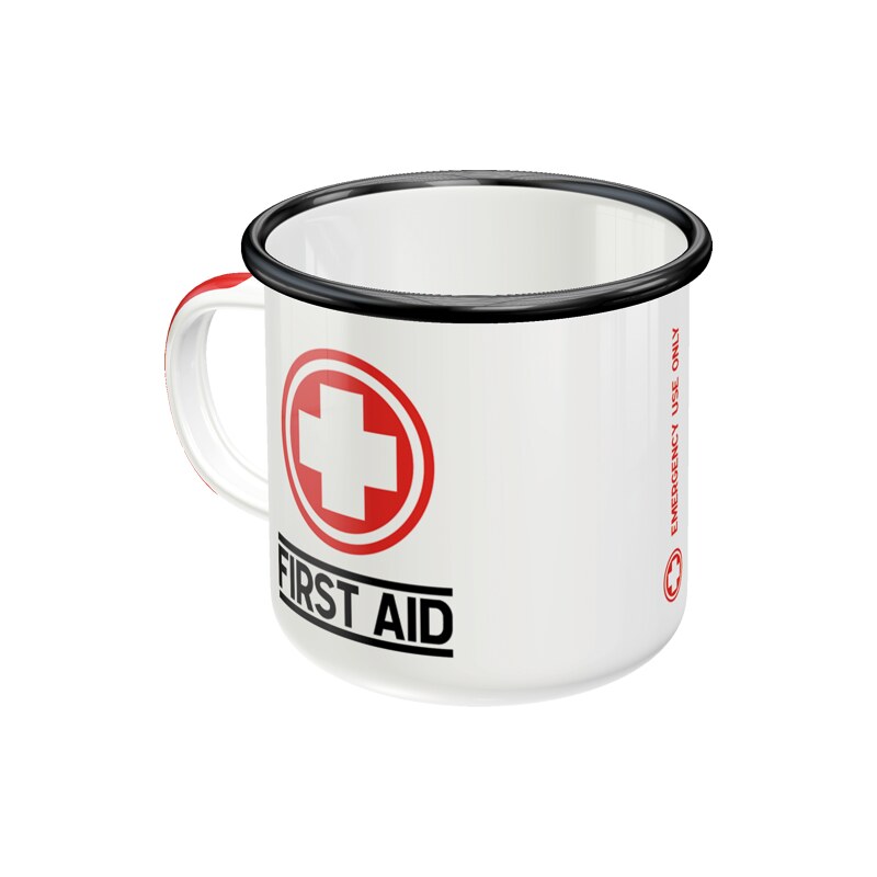 NOSTALGIC-ART Retro Hrnek plechový First Aid 360 ml