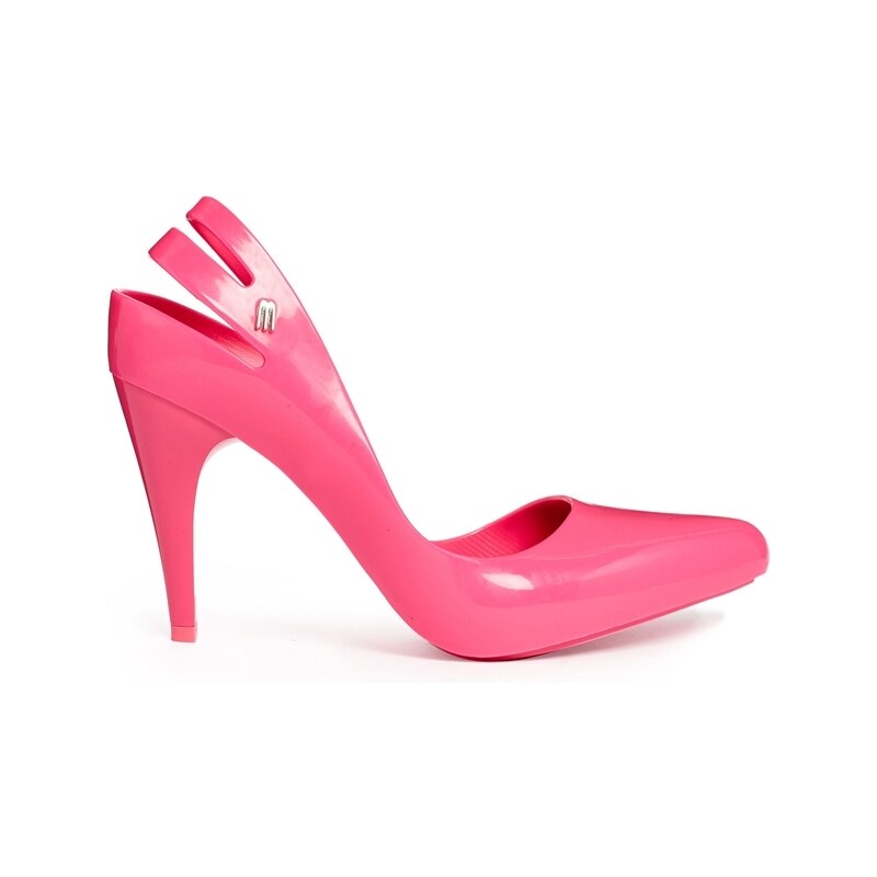 Melissa Classic Pop Pink Gloss Heeled Shoes - Pink