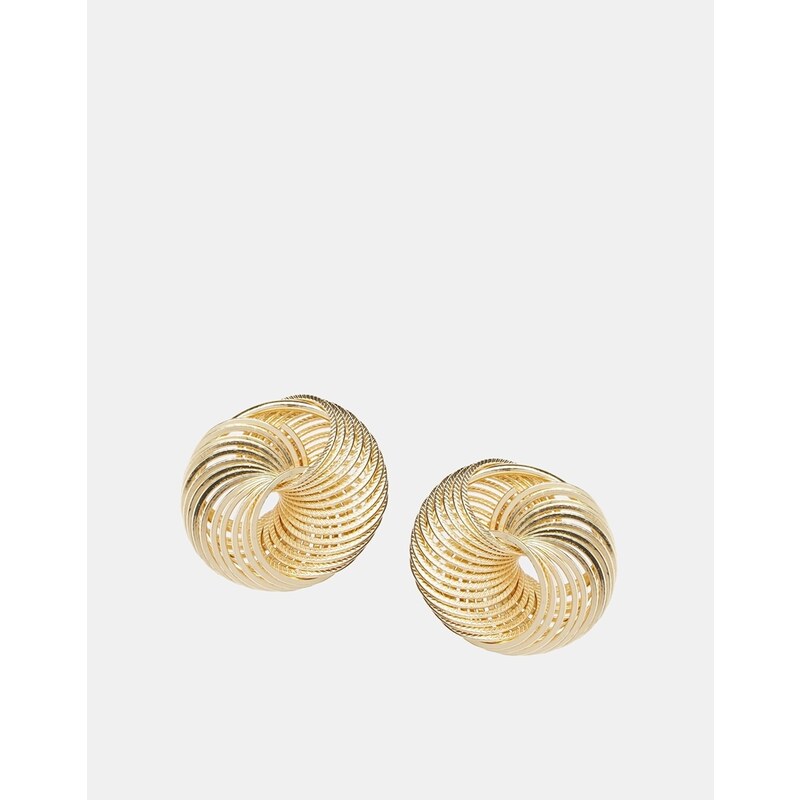 ASOS Circle Knot Earrings - Gold