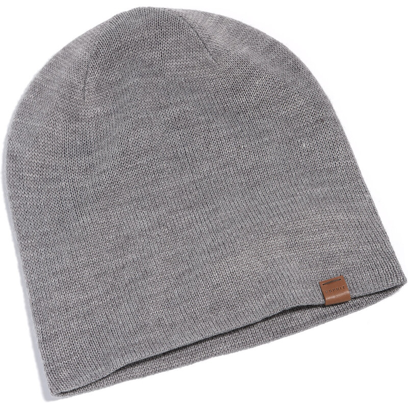 Esprit fine-knit beanie in two colours