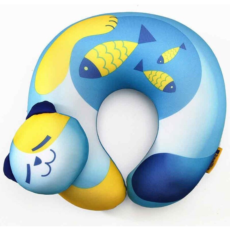 Dětský cestovní polštář na krk Travel Blue Fun Pillow Kočka Travel Blue