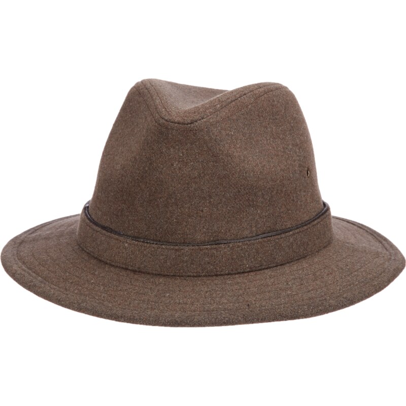 Pánský klobouk DPC Wool Blend Safari hnědý Dorfman Pacific