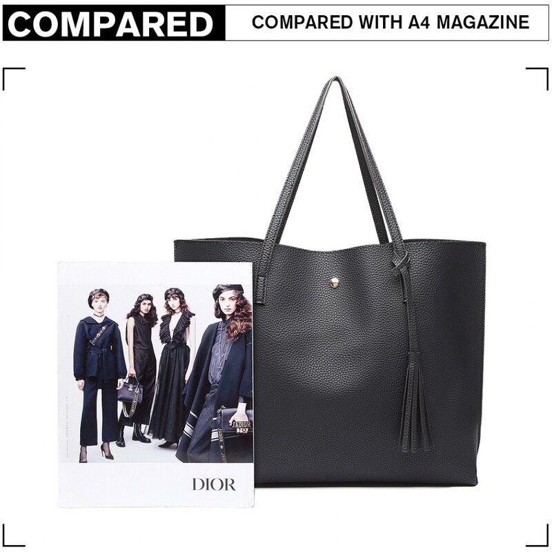 Miss Lulu Kabelka shopper Basic Black