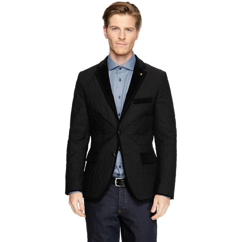 s.Oliver Regular: tailored jacket with corduroy details