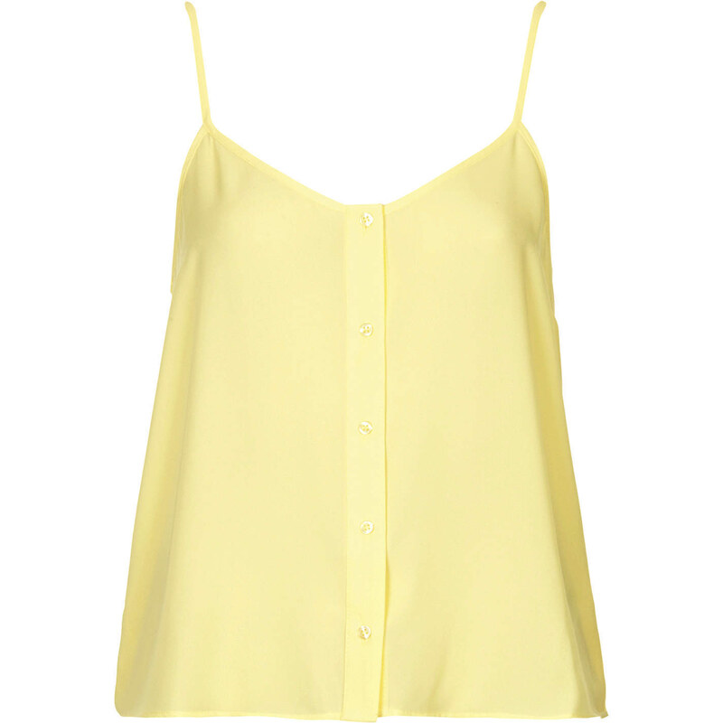 Topshop Button Front Strappy Cami