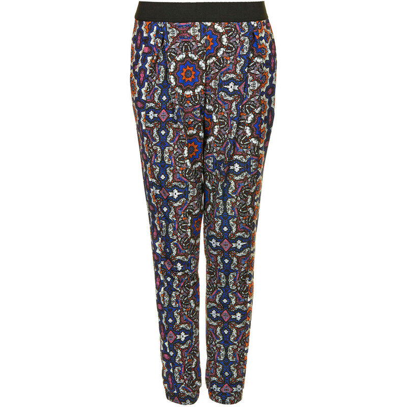 Topshop Kaleidoscope Jersey Tapered Trousers