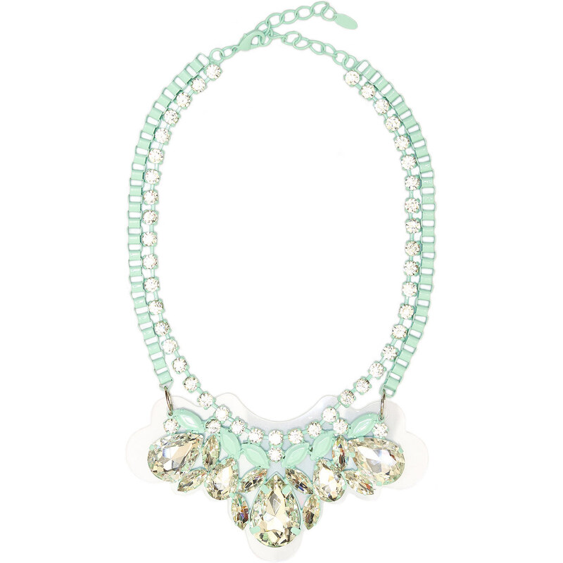 Topshop **Perspex Colour Coated Necklace by Orelia