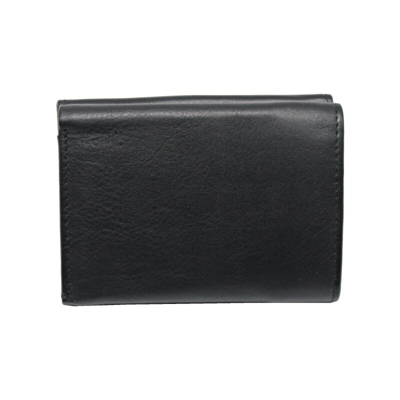 SEGALI Dámská malá kožená peněženka SG-21756 černá