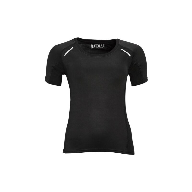 Sols Dámské sportovní triko s krátkým rukávem Sydney Sol's (01415) Černá XS
