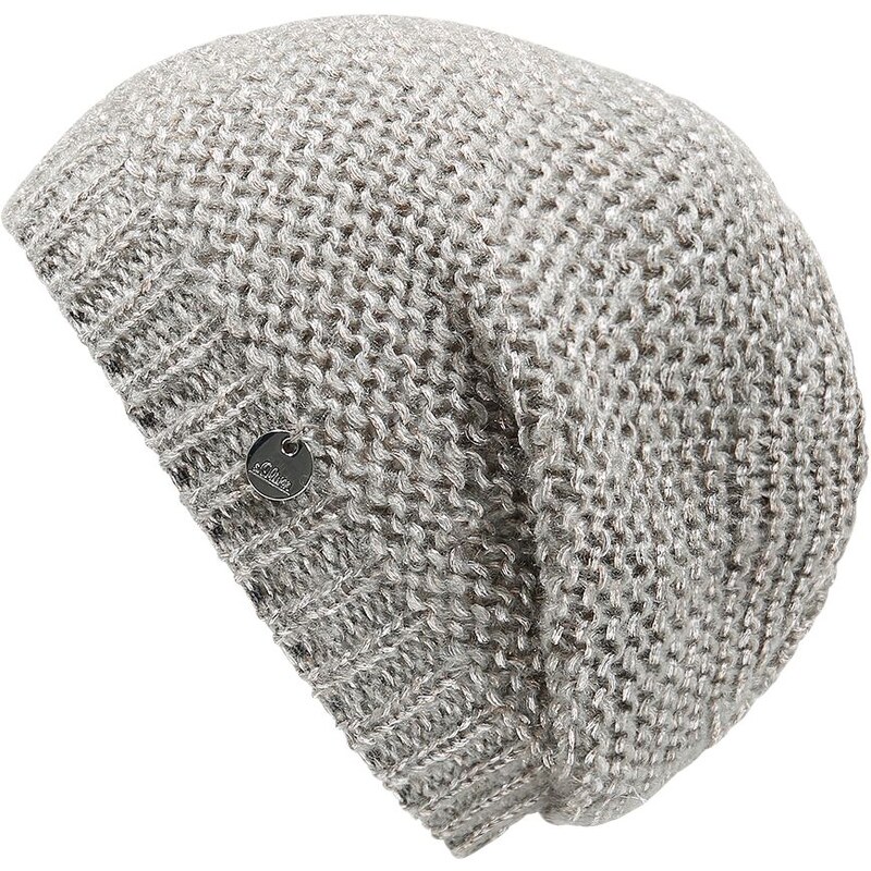 s.Oliver Knitted hat with a glitter finish