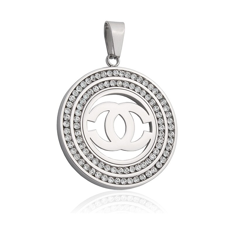BM Jewellery Dámský stříbrný přívěsek se zirkony S633100
