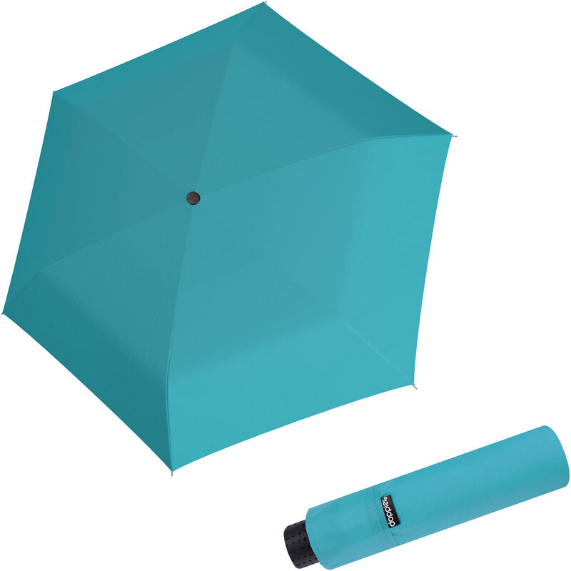 Doppler Havanna Fiber UNI 27 - dámský ultralehký mini deštník tyrkysová