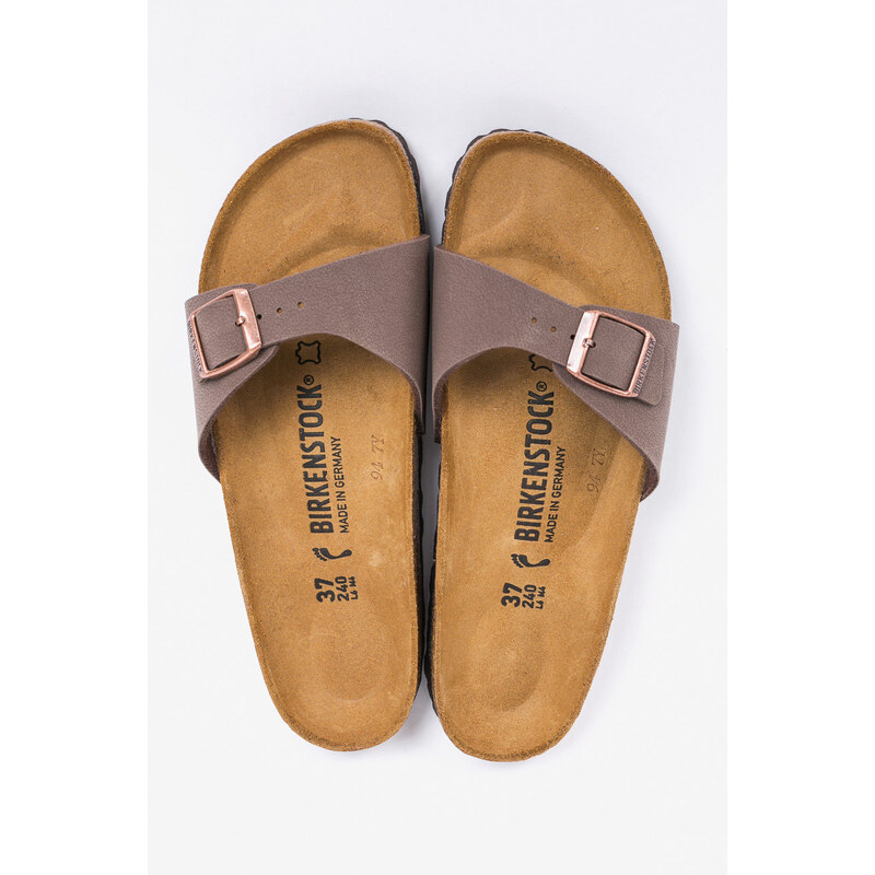 Pantofle Birkenstock Madrid Bs 40093.-Nubu.Mocha