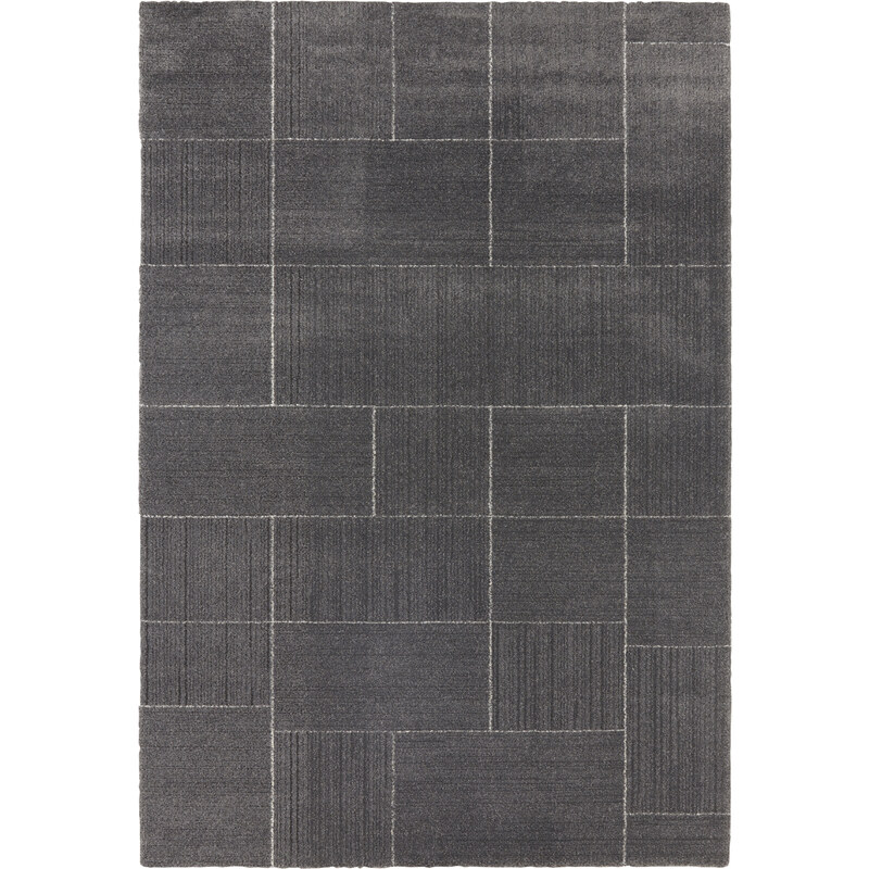 ELLE Decoration koberce Kusový koberec Glow 103653 Dark grey/Cream z kolekce Elle - 120x170 cm