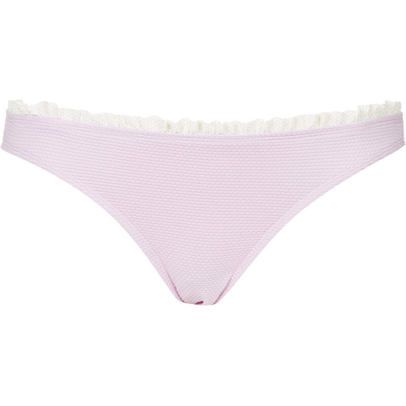 Topshop Pink Box Pleat Bikini Pants