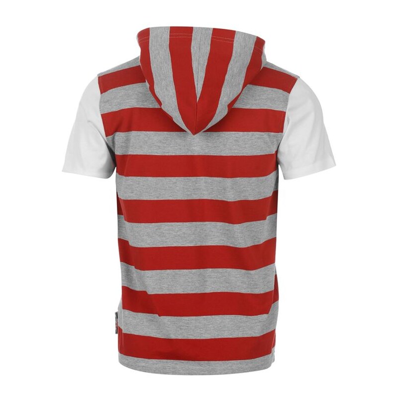 dětské tričko LEE COOPER - RED/GREY M - 140 9-10 let