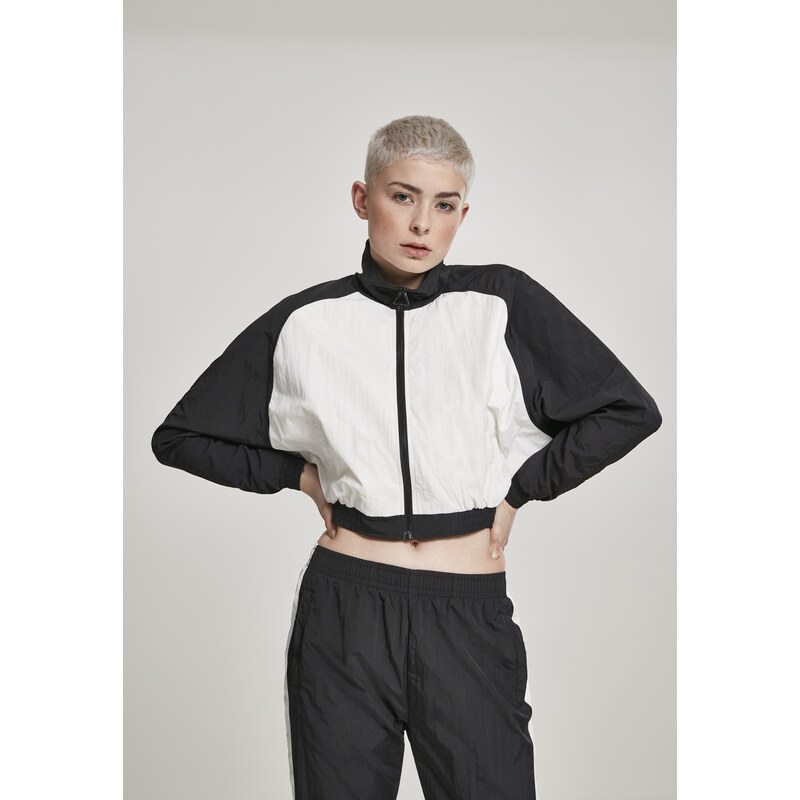 Urban Classics Dámská krátká raglánová vrásčitá bunda Batwing