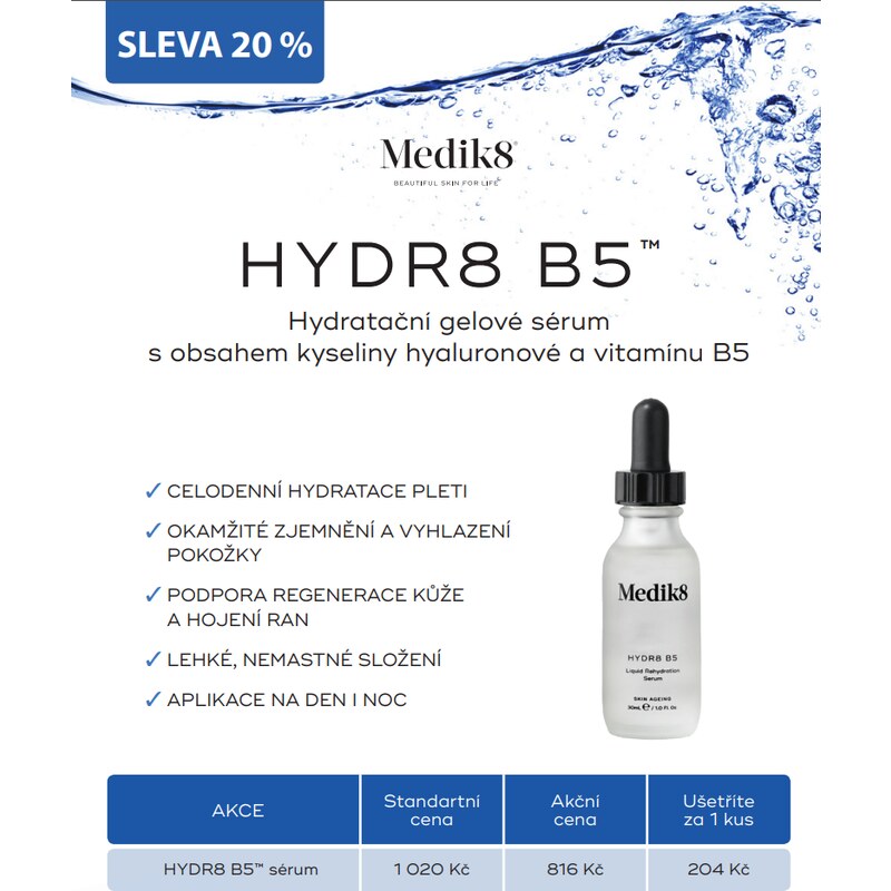 Medik8 MEDIC8 Hydr8 B5 serum 30 ml