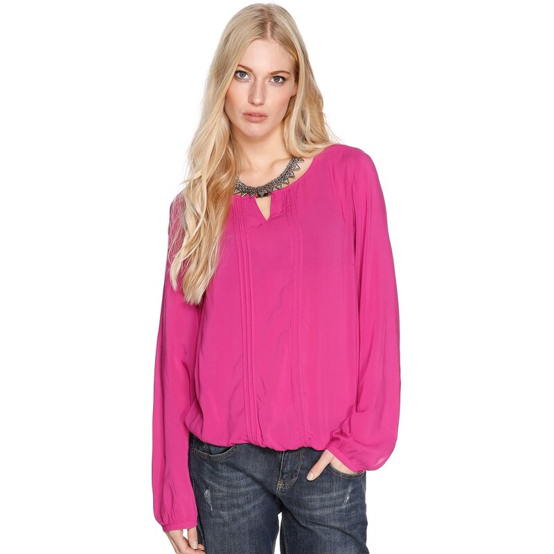 s.Oliver Blouse with sophisticated neckline