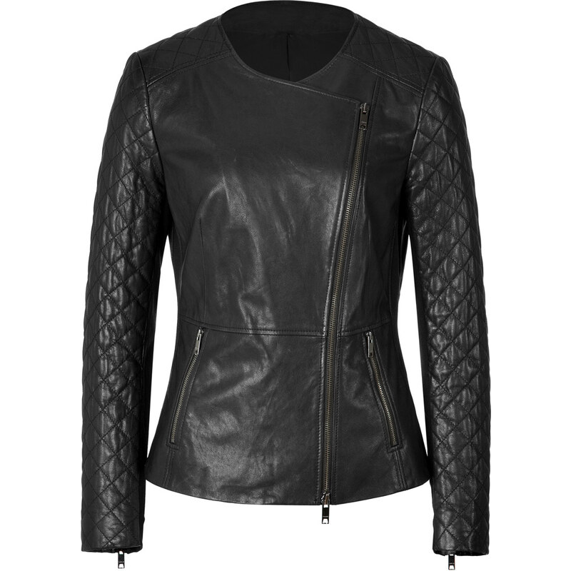 DKNY Leather Biker Jacket