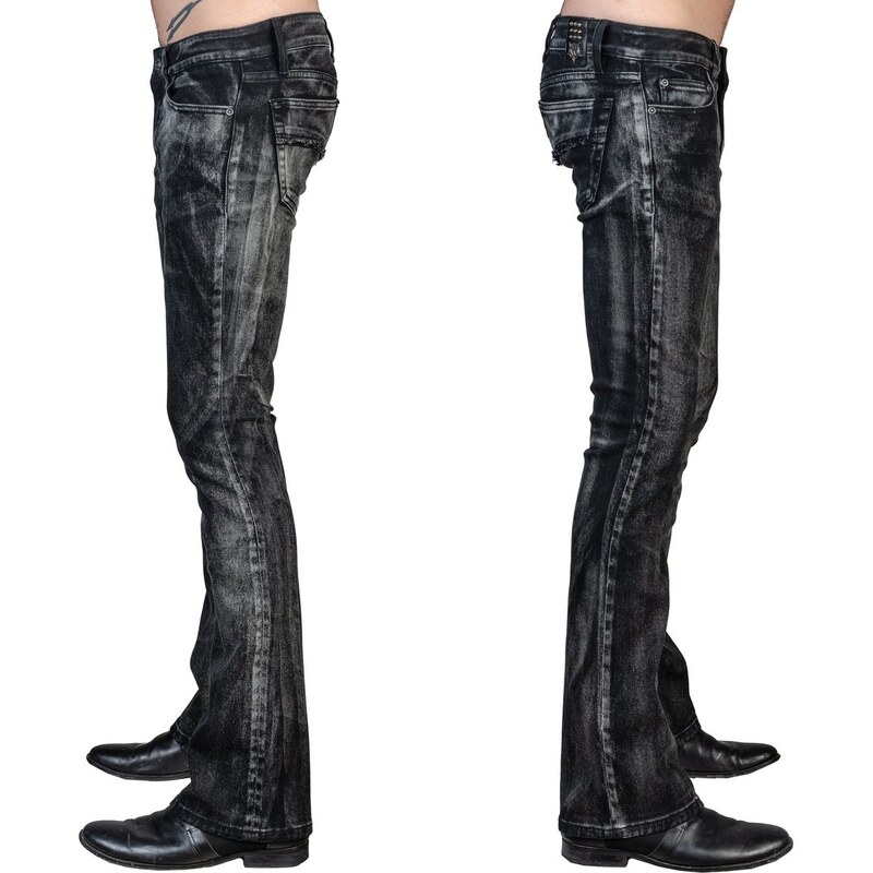 Kalhoty pánské (jeans) WORNSTAR - Hellraiser Smoke - Black - WSGP-HRKSW