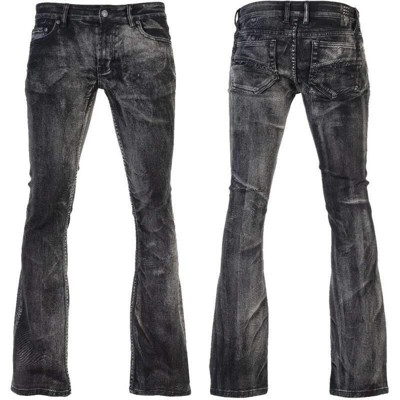 Kalhoty pánské (jeans) WORNSTAR - Hellraiser Smoke - Black - WSGP-HRKSW