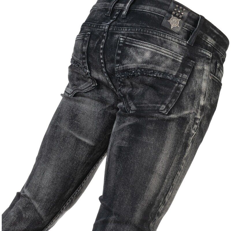 Kalhoty pánské (jeans) WORNSTAR - Hellraiser Smoke - Black - WSGP-HRKSW