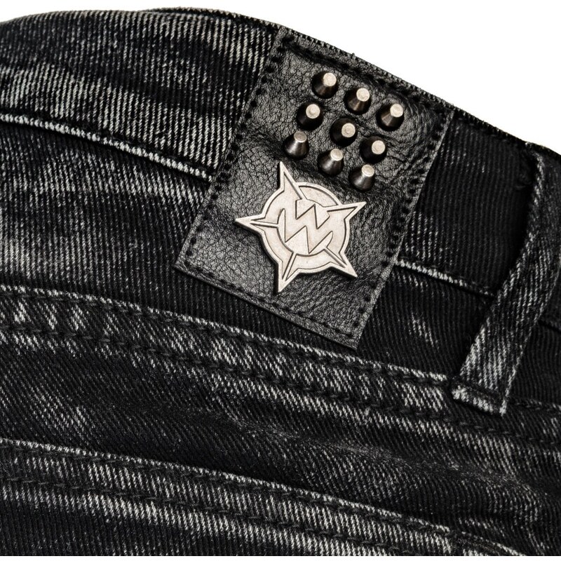 Kalhoty pánské (jeans) WORNSTAR - Hellraiser Smoke - Black - WSGP-HRKSW