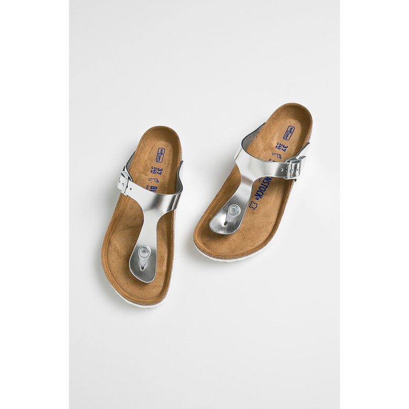 Žabky Birkenstock Gizeh 1003674-SILVER