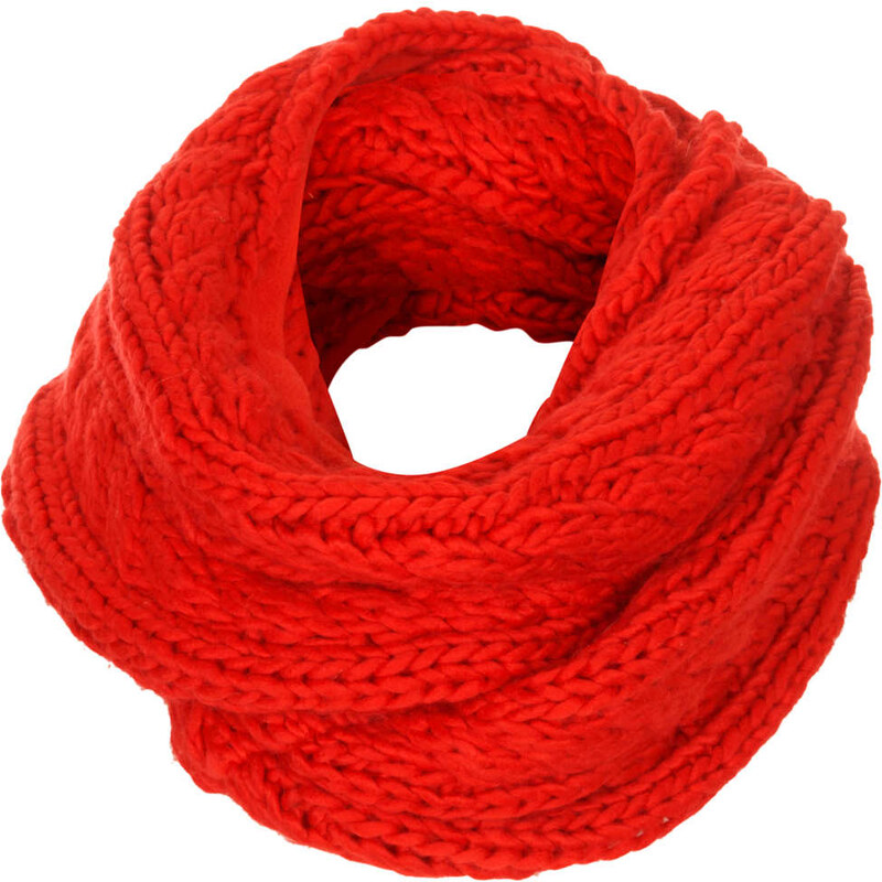 Topshop SNO Chunky Cable Knit Snood