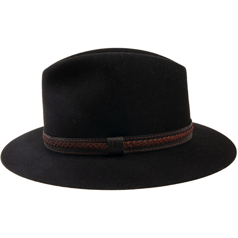 Tonak Plstěný klobouk černá (Q9030) 56 12568/17AA