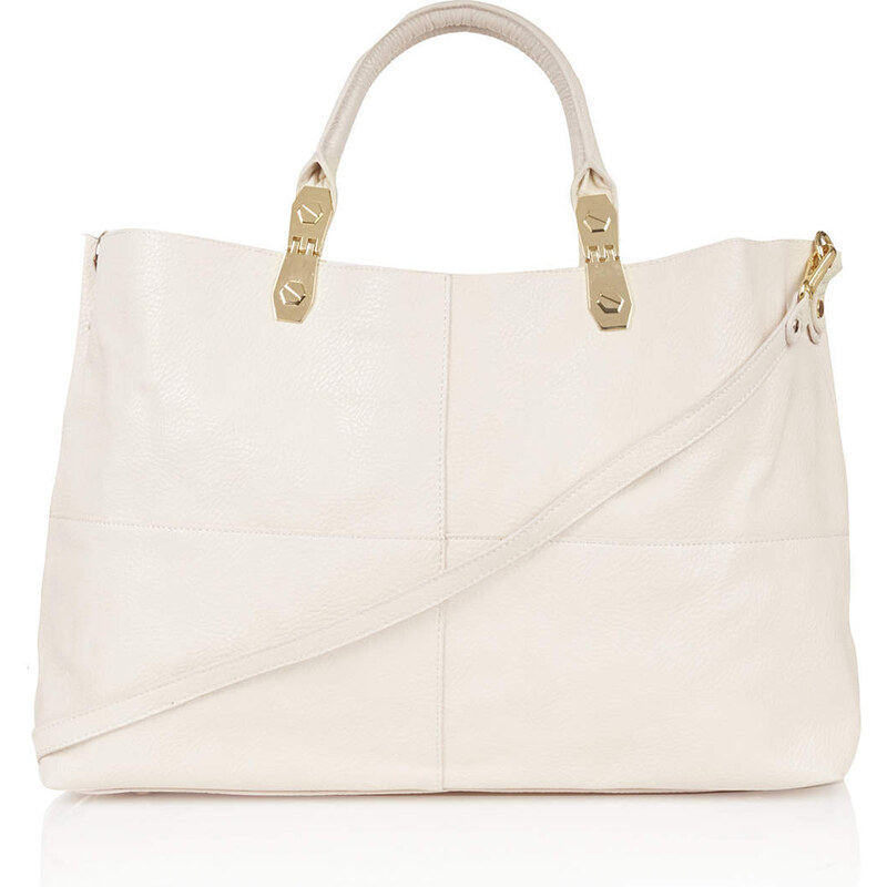 Topshop Faux Suede Back Tote