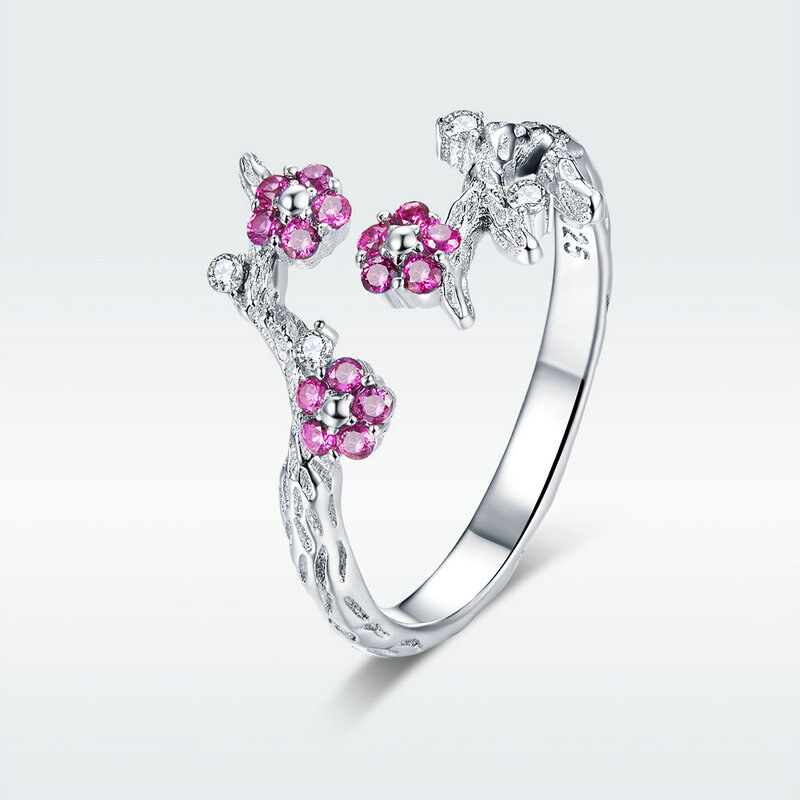Royal Fashion prsten Zimní květina BSR022