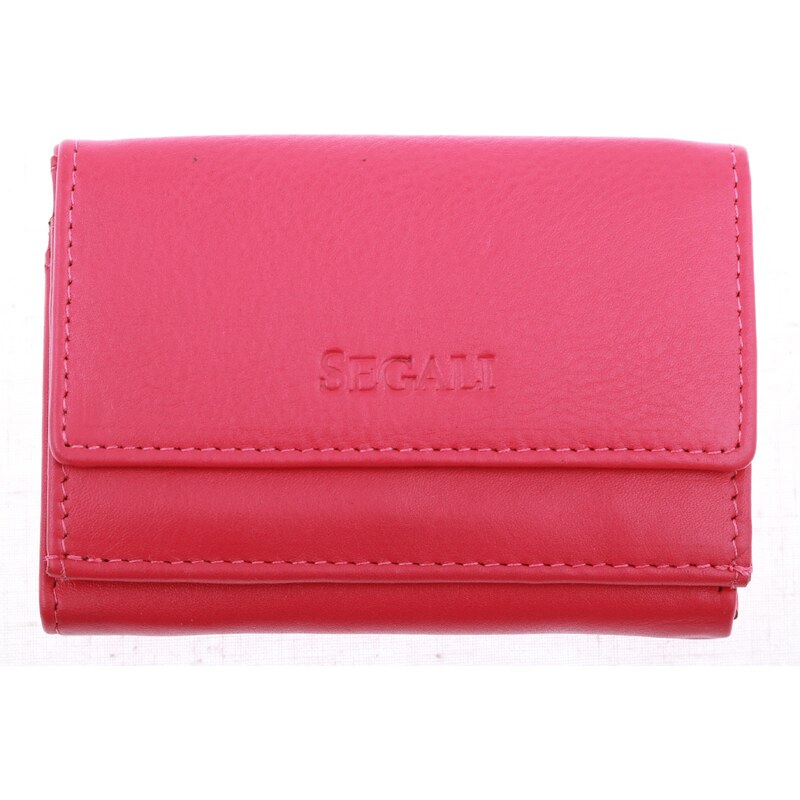 Malinká dámská kožená peněženka Segali SG1756 růžová hot pink 35767006